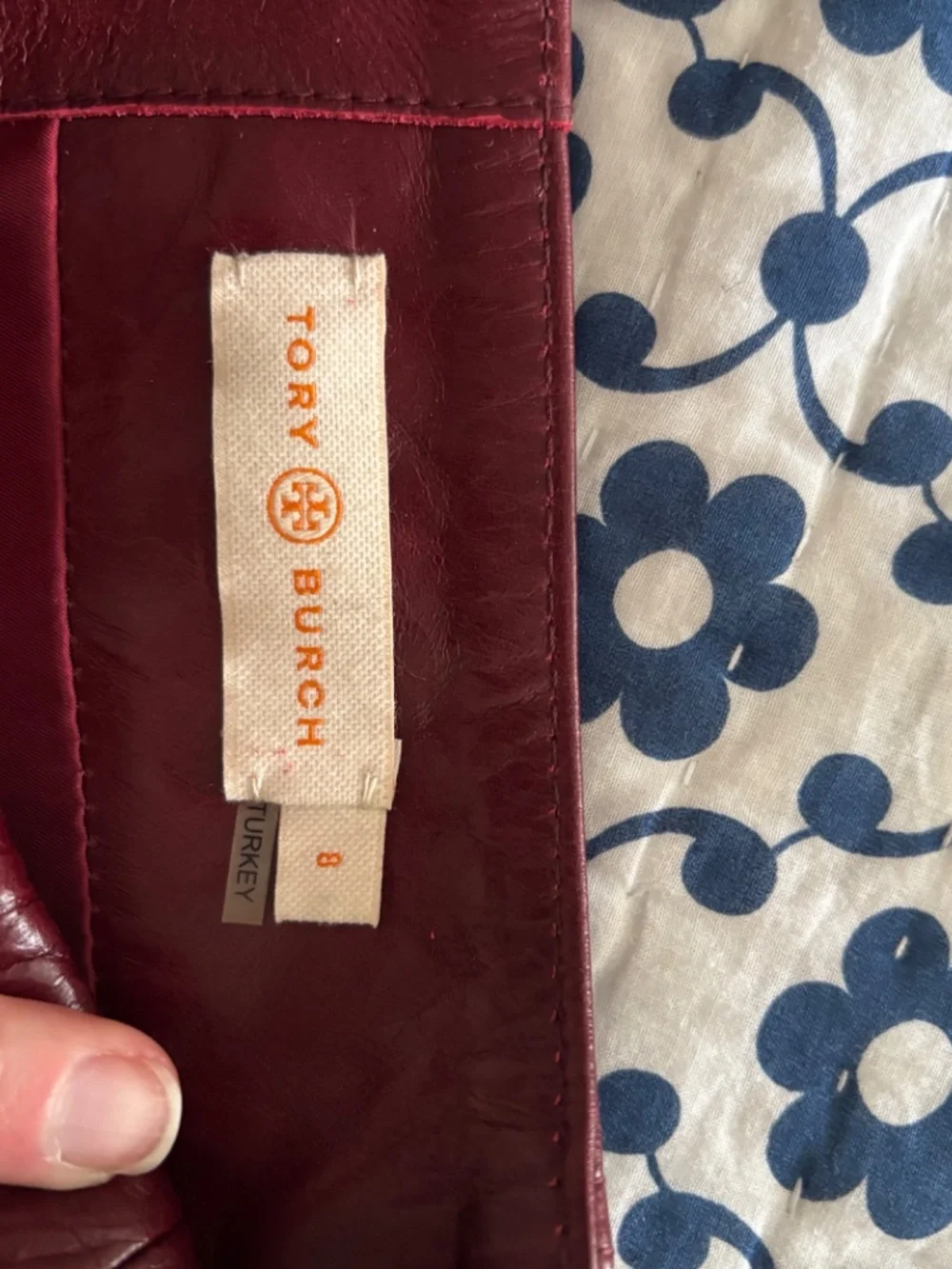 Tory Burch gorgeous burgundy